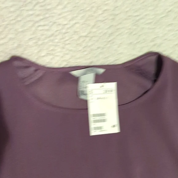 Lavender, Purple short-sleeved casual/formal, summer/fall wedding guest dress - Picture 3 of 11